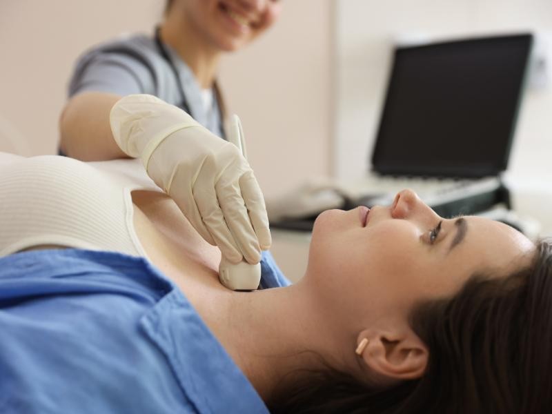 PAAF de Tireoide guiada por USG – 1º nódulo